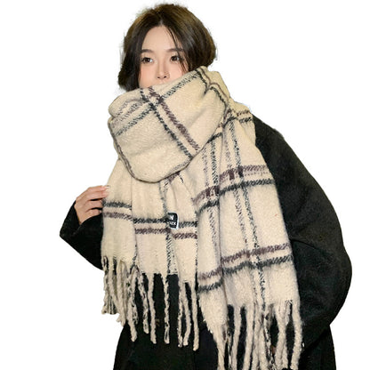 Plaid Printed Fashion Scarf Fashion Scarf Casual Plaid Printed Warm | Ectron Online