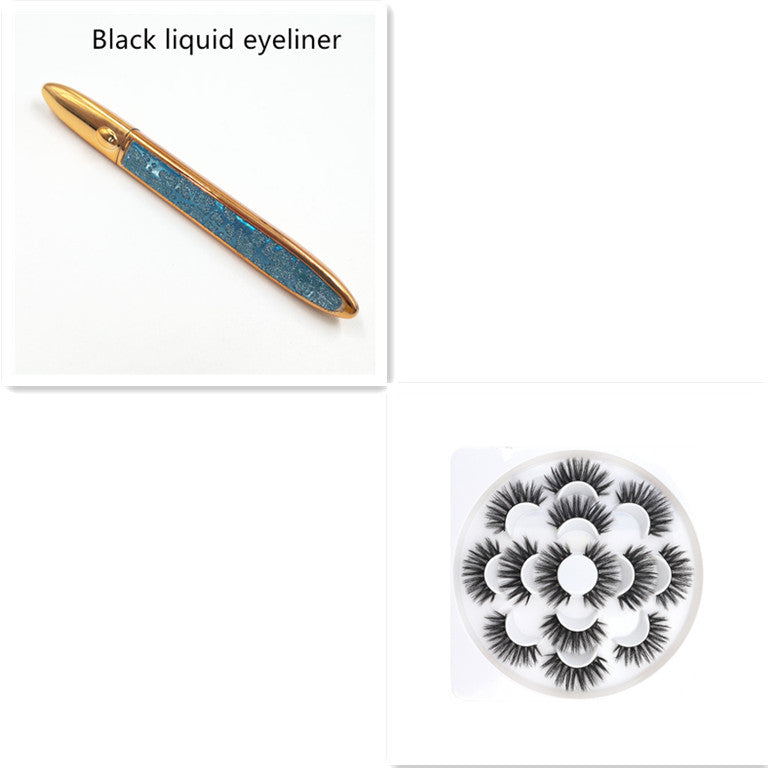 Self-Adhesive False Eyelashes –Multicolour Eyeliner,Glue-Free Lash Kit False Eyelashes Self-adhesive Eyeliner M | Ectron Online