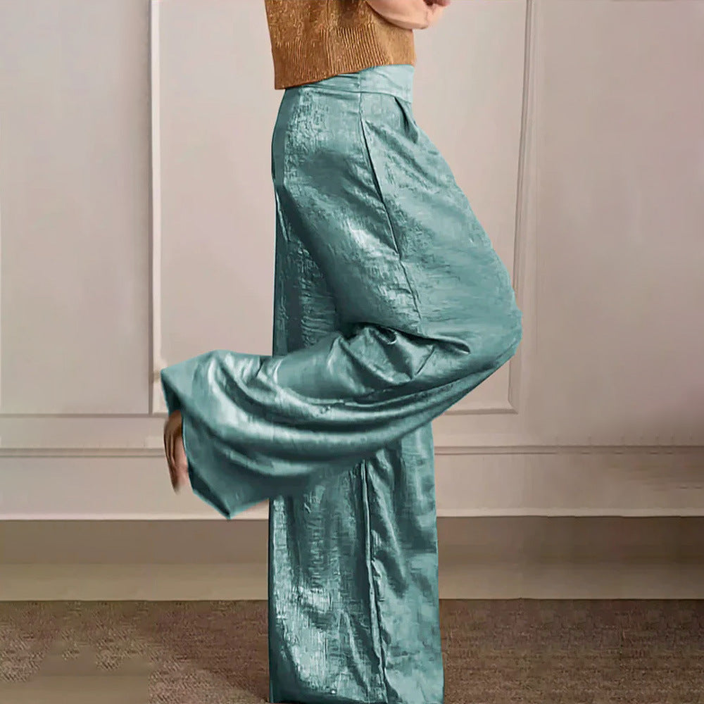 Women's High Waist Slimming Loose Casual Wide Leg Pants Women's High Waist Slimming Loose Casual | Ectron Online