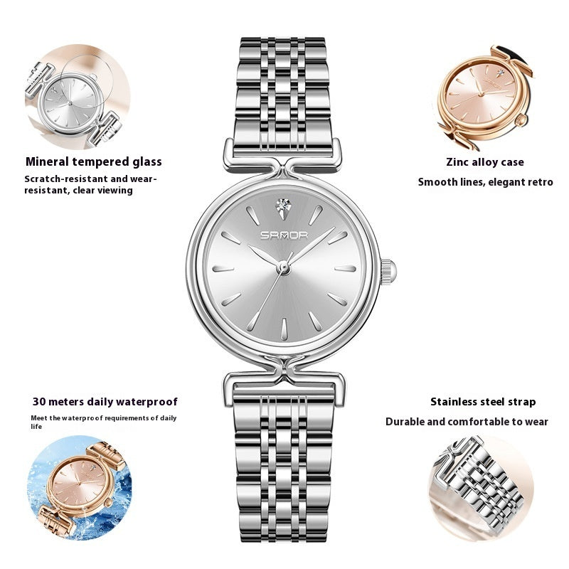 Women's Retro Mesh Strap Watch - All-Matching Women's Retro Mesh Strap Watch Outdoor A | Ectron Online