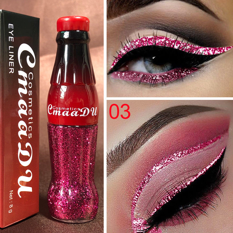 CmaaDu Glitter Liquid Eyeliner - Vibrant & Long-lasting CmaaDu Color Glitter Glitter Glitter Liq | Ectron Online