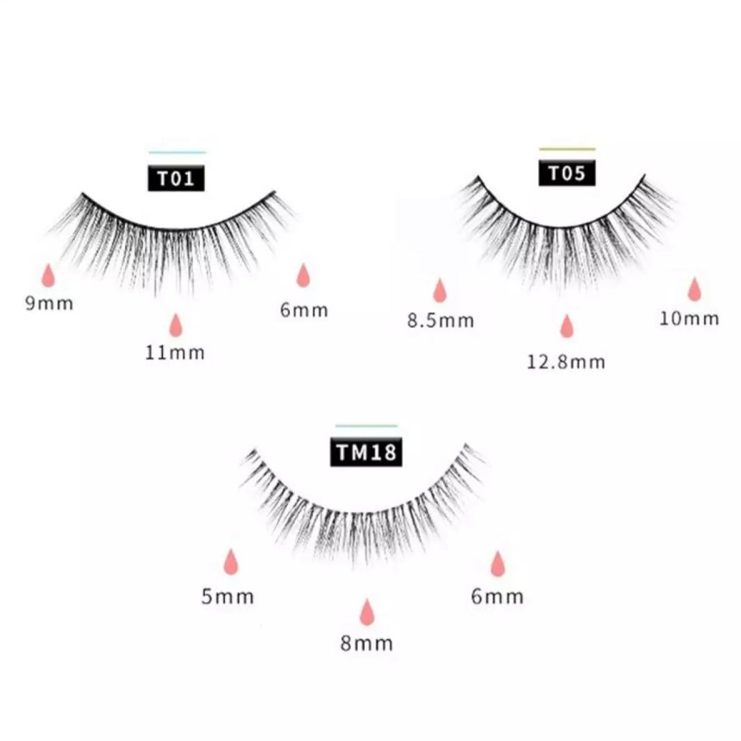 Reusable Magnetic Self-Adhesive Eyelashes for a Natural Look Reusable Magnetic Self-Adhesive Eyelashe | Ectron Online