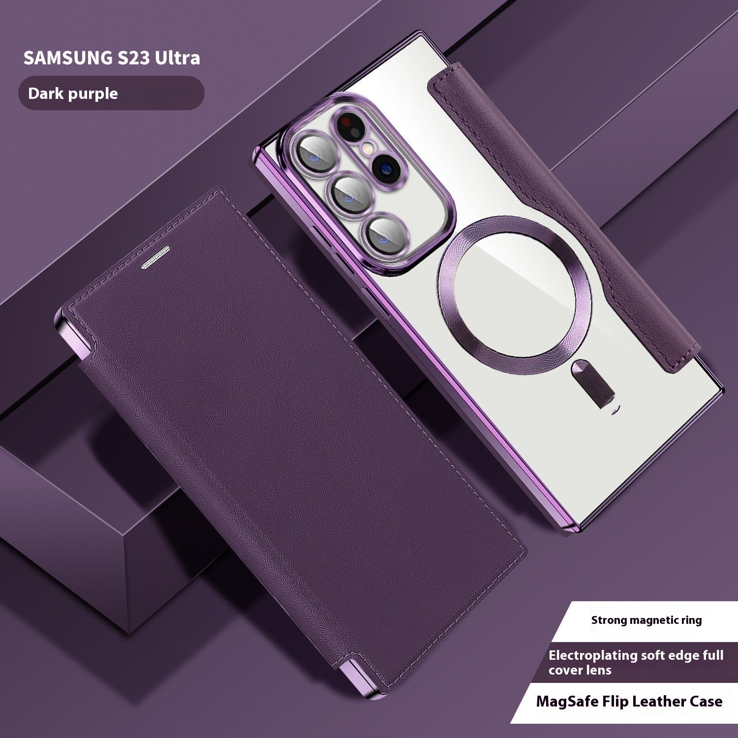 Electroplated Wireless Magnetic Business Flip Leather Case Electroplated Wireless Magnetic Business | Ectron Online