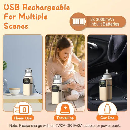 Portable Baby Bottle Warmer with Night Light Portable Bottle Warmer With Night Light | Ectron Online