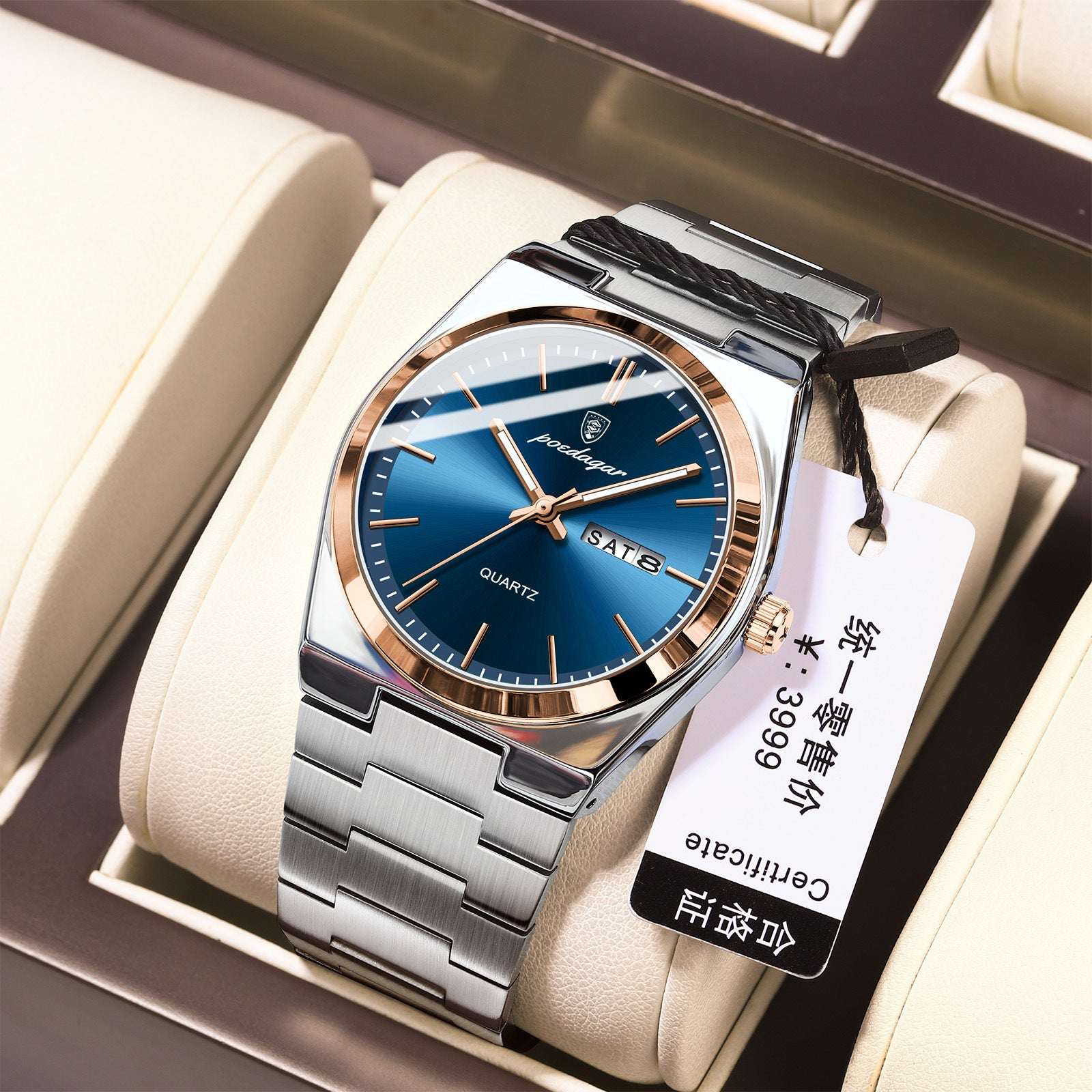 Men's Ultra-Thin Waterproof Watch Ultra-thin Men's Watch Waterproof Lumino | Ectron Online