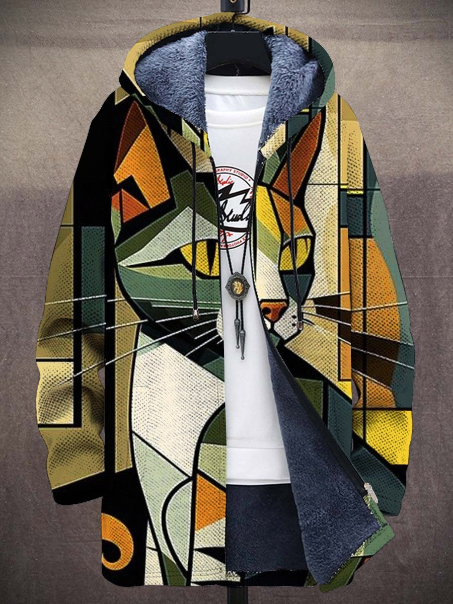 Men's Stylish Printed Jacket Men's Digital Printed Stand Collar Jacke | Ectron Online