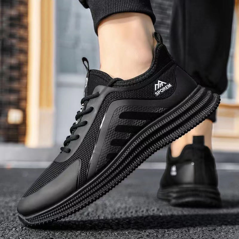 Men’s Fly Woven Mesh Shoes – Soft Sole Comfortable Sneakers Men's Fly Woven Mesh Shoes Soft Sole Sne | Ectron Online
