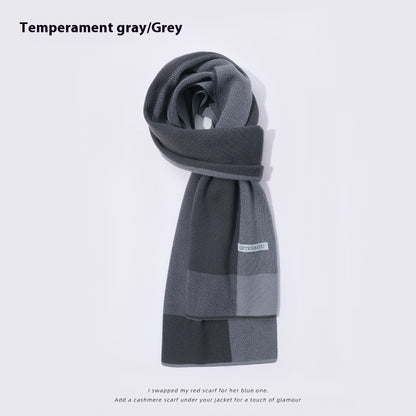 Men's Winter Outdoor Windproof Scarf