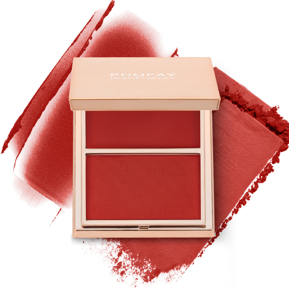 PHOFAY Double-Take Cream & Powder Blush Duo PHOFAY Double-Take Cream & Powder Blush | Ectron Online