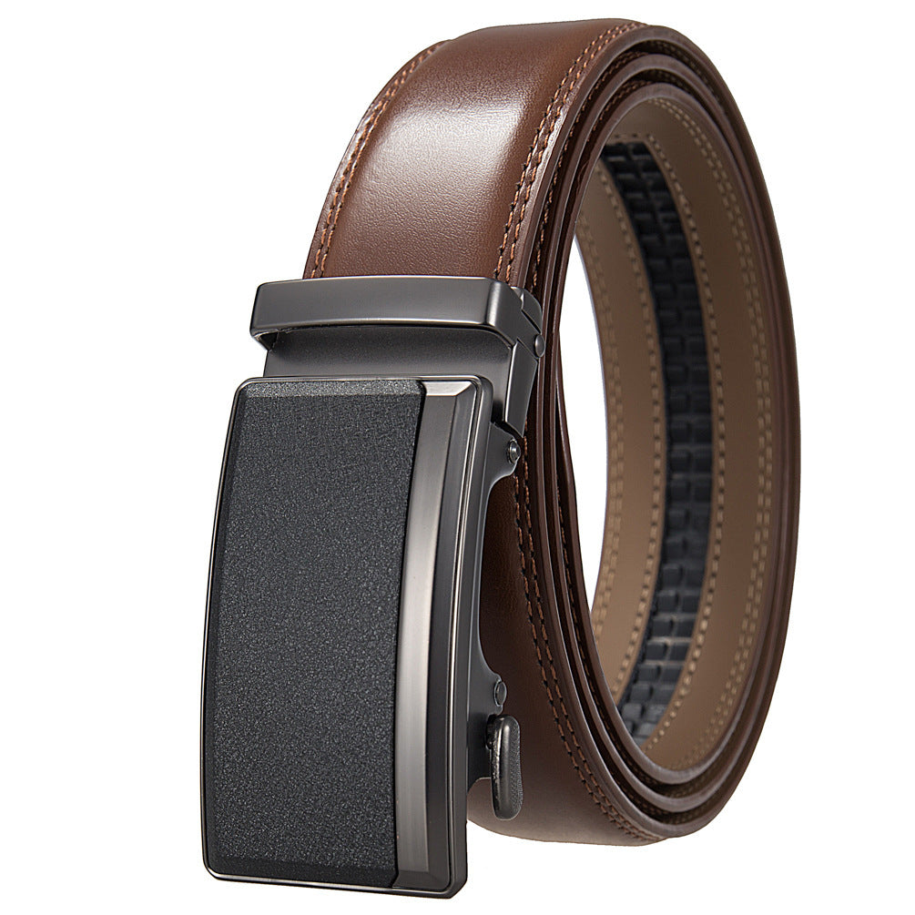 Men's Leather Belt - Business - Split Leather Men's Belts | Ectron Online