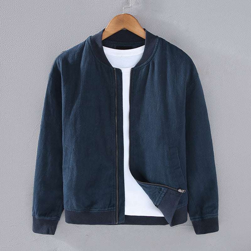Men's Retro Ramie Casual Loose Jacket - Fashionable Outerwear Men's Fashion Retro Ramie Casual Loose J | Ectron Online