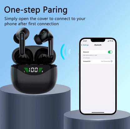 Bluetooth 5.3 Wireless Earbuds | Noise Cancelling Trucker Headset Bluetooth Earbuds Headset 5.3 Wireless N | Ectron Online