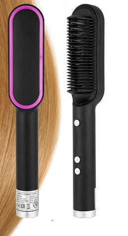 2-in-1 Hair Straightener Hot Comb with Negative Ion Curling Tong New 2 In 1 Hair Straightener Hot Comb Ne | Ectron Online