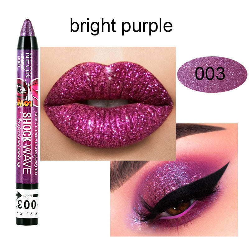 Long-Lasting Eyeshadow Stick – Shimmer Eye Pencil, Non-Drying Eyeshadow Stick Eye Shadow Pencil Long L | Ectron Online