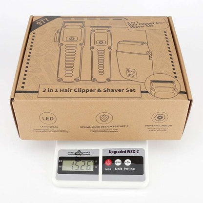 3-in-1 Electric Hair Clipper & Shaver Electric Hair Clipper Three-in-one Multi | Ectron Online