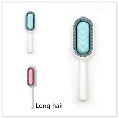 Hair Removal Comb With Disposable Wipes Sticker Cat