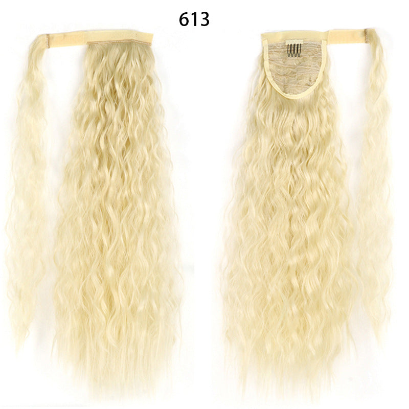 Water Wave Ponytail Wig - Elegant & Easy Style Ponytail Wig Water Wave Velcro Banding C | Ectron Online