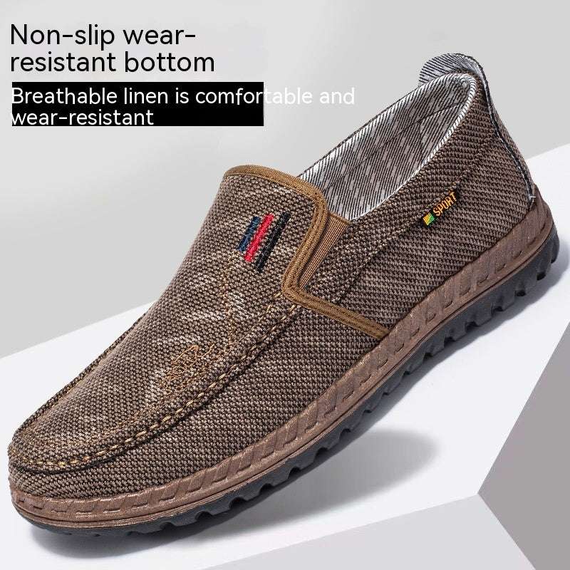 Men’s Breathable Canvas Shoes – Soft Bottom & Non-slip Grip Men's Breathable Canvas Shoes Soft Botto | Ectron Online
