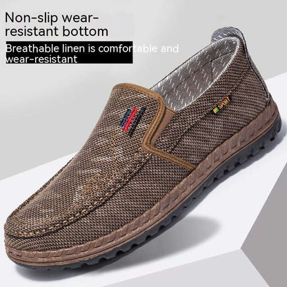 Men’s Breathable Canvas Shoes – Soft Bottom & Non-slip Grip Men's Breathable Canvas Shoes Soft Botto | Ectron Online