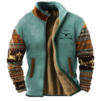 New Men's Fleece-Lined Cotton Jacket New Men's Cotton Clothes Fleece Jacket C | Ectron Online