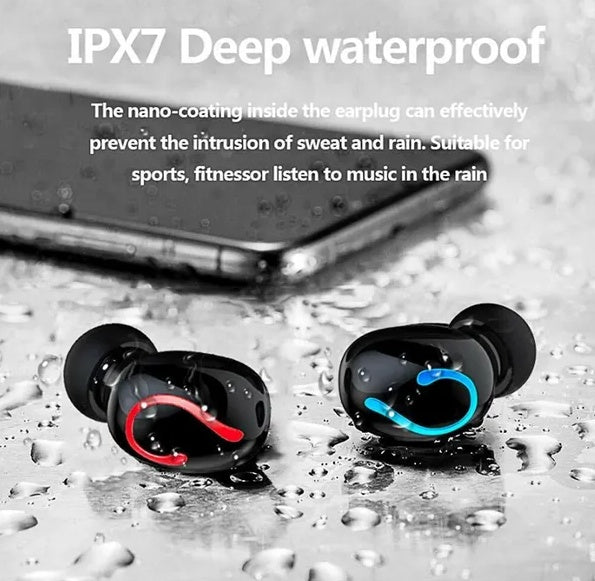 TWS Bluetooth 5.1 Wireless Earbuds | IPX7 Waterproof Stereo Headphones