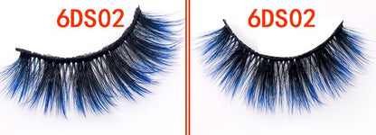 Gradient Color 6D Mink Fake Eyelashes