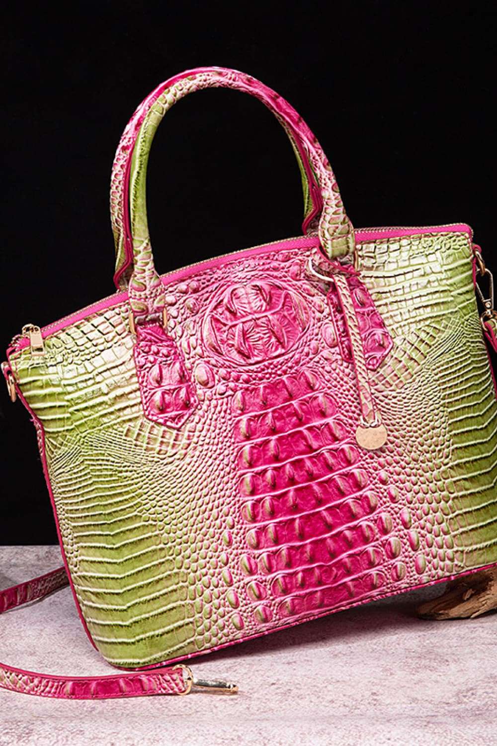 Gradient PU Leather Handbag Handbag | Ectron Online