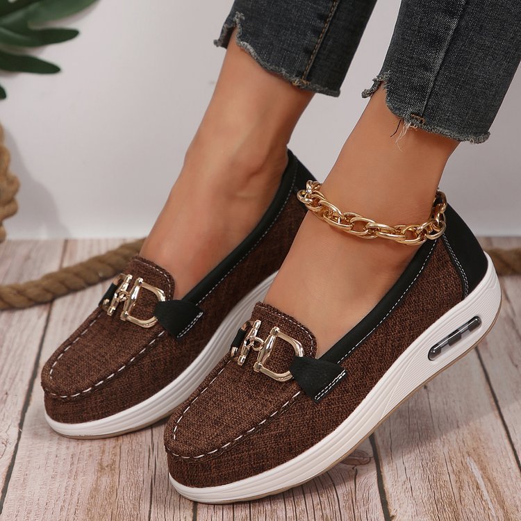 Fly-kit Mesh Metal Casual Pumps Lightweight Women Fly-kit Mesh Metal Casual Pumps Lightwei | Ectron Online