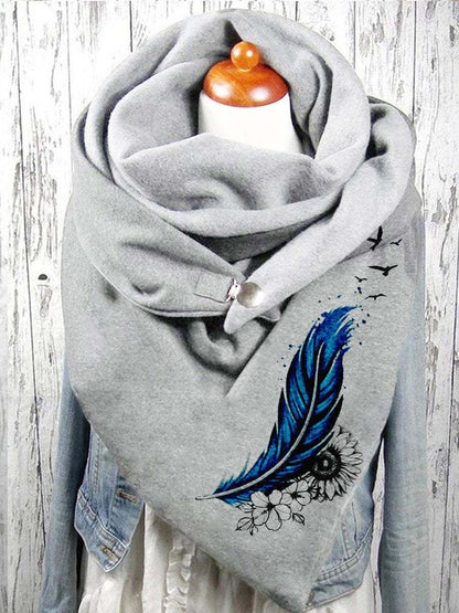 Women's Fashion Leisure Warm Clip Scarf