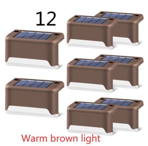 New Upgrade Waterproof LED Solar Fence Lamp Solar Deck Lights Solar Step Light Outdoor For Patio Stairs Garden Pathway Step Yard New Upgrade Waterproof LED Solar Fence L | Ectron Online
