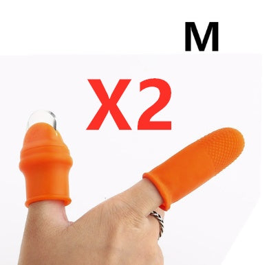 {{ brand }} Silicone Thumb Knife – Finger Protector for Cutting & Harvesting Straight M 2PCS - Silicone Thumb Knife Finger Protector Ge