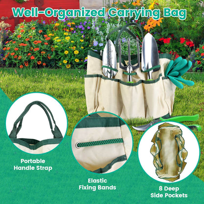 13-Piece Heavy-Duty Aluminum Alloy Gardening Tool Starter Kit 13Pcs Garden Tool Set Aluminum Alloy Gar | Ectron Online