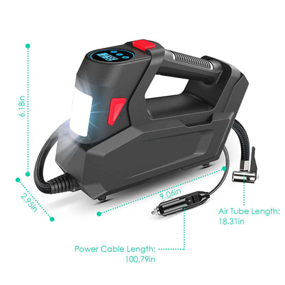 120 PSI Portable Tire Inflator - 90W High-Power Air Compressor 1Pc Portable Tire Inflator 120 PSI Maxim | Ectron Online