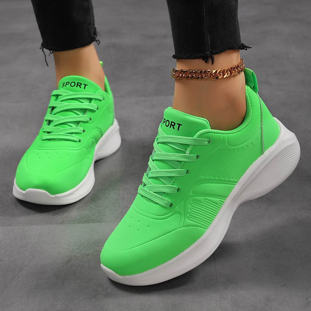 Women's Pure Black Sneakers for Autumn Pure Black Sneakers Women's Autumn | Ectron Online