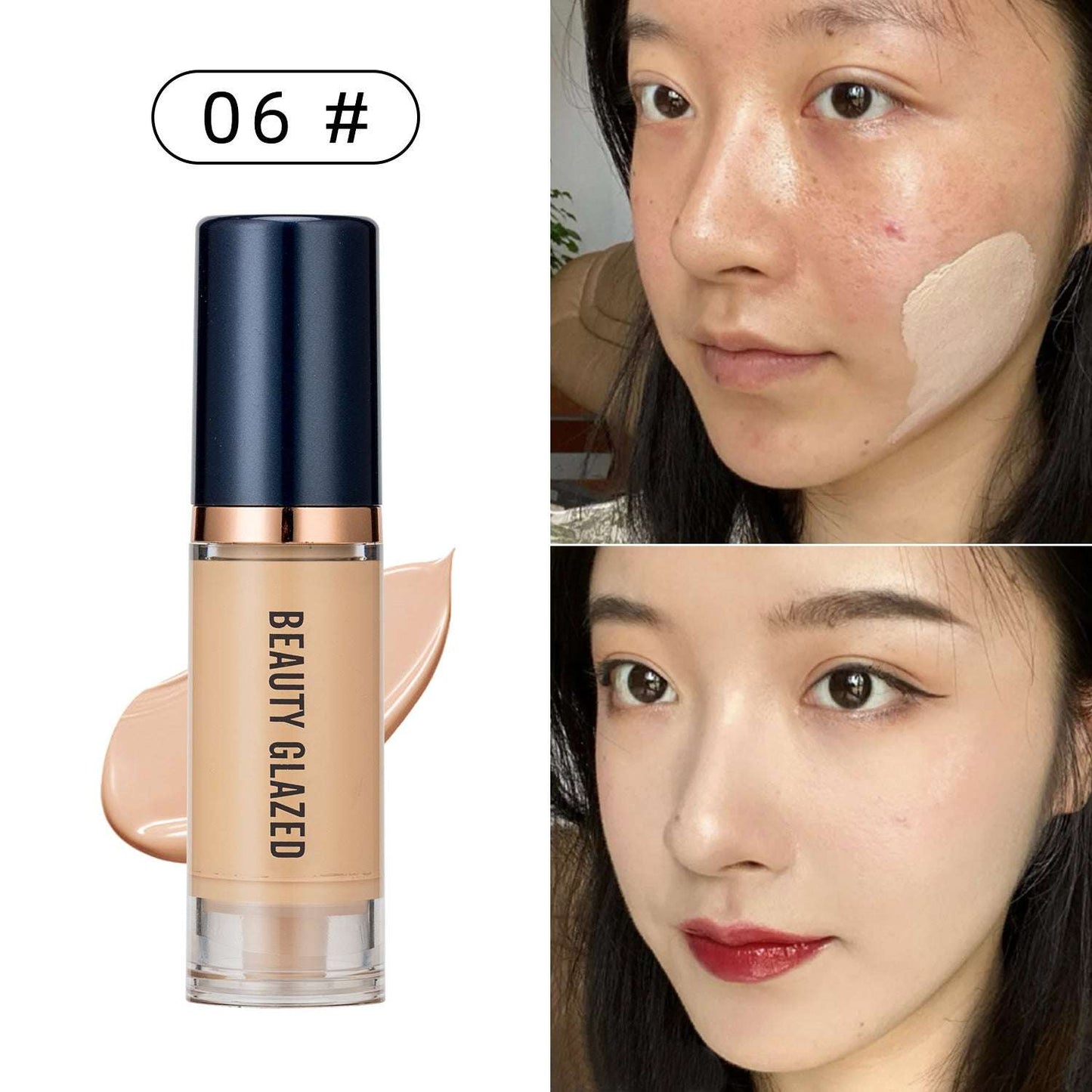 6 Colors Half Cover Make-up Primer Not Stuck