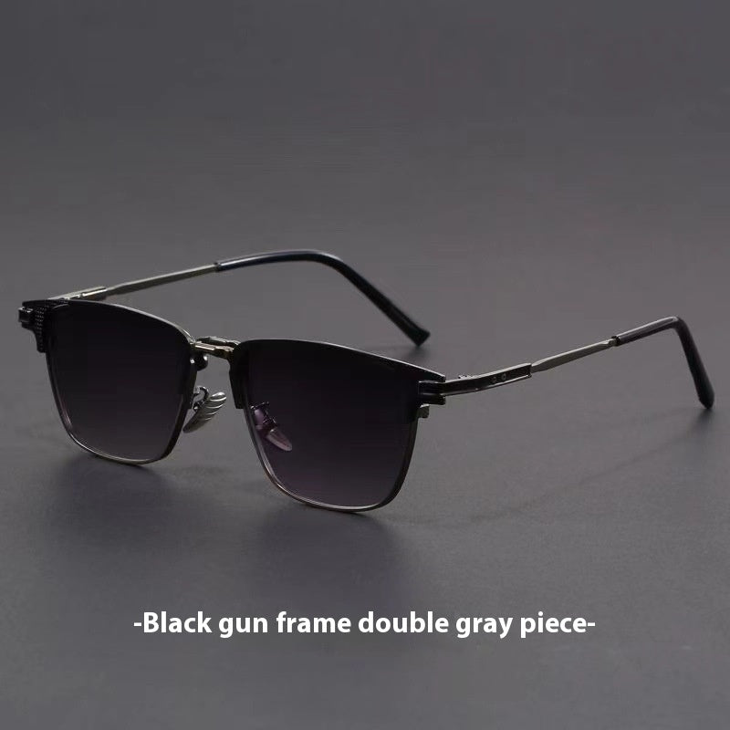 Retro Small Square Sunglasses – Vintage Style with UV Protection Retro Artistic UV Protection Small Squar | Ectron Online