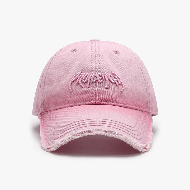 3D Embroidered Men’s Baseball Cap – Adjustable Cotton Dome Hat Letter Three-dimensional Embroidery Soft | Ectron Online