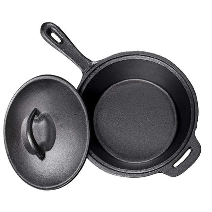 Simple And Creative Cast Iron Oven Camping Cooker Set