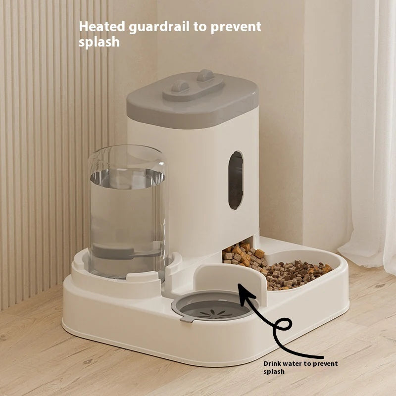 Automatic Cat Feeding Water Feeder Dog Bowl