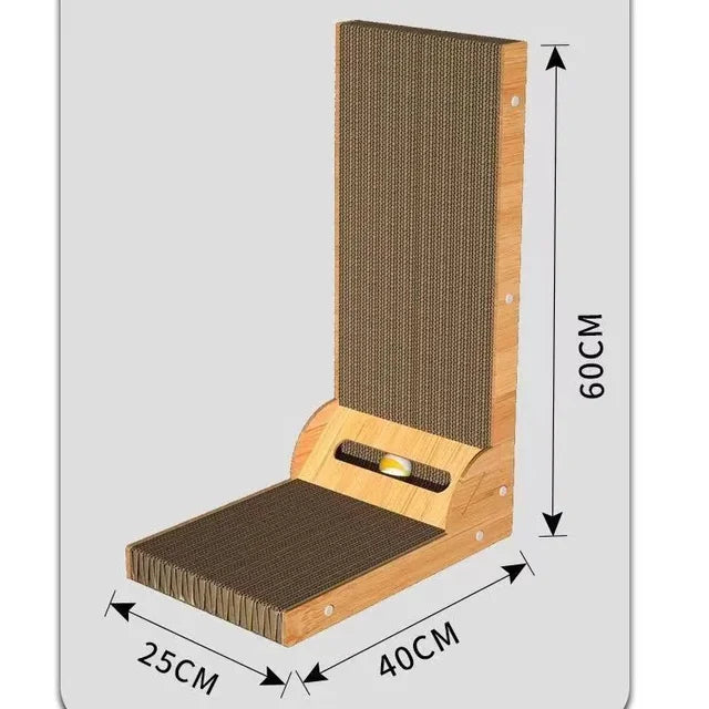 Furniture Cat Scratching Post L-shaped Cat scratch Board Wear-resistant Cat Scrapers Training Grinding Claw ToysCat Scratcher