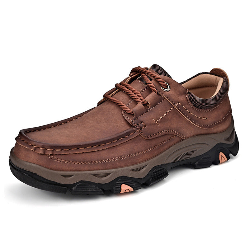 Men’s PU Leather Hiking Shoes – Plus Size & Outdoor Ready Male PU Plus Size Leather Shoes Outdoor | Ectron Online