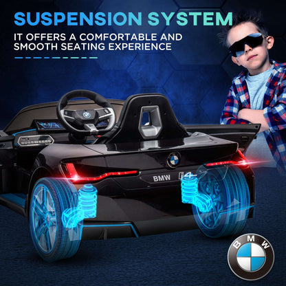 12V Kids Electric Car with 2.4G Remote - Sleek Black Ride On 12V Electric Car for Kids with 2.4G Remo | Ectron Online