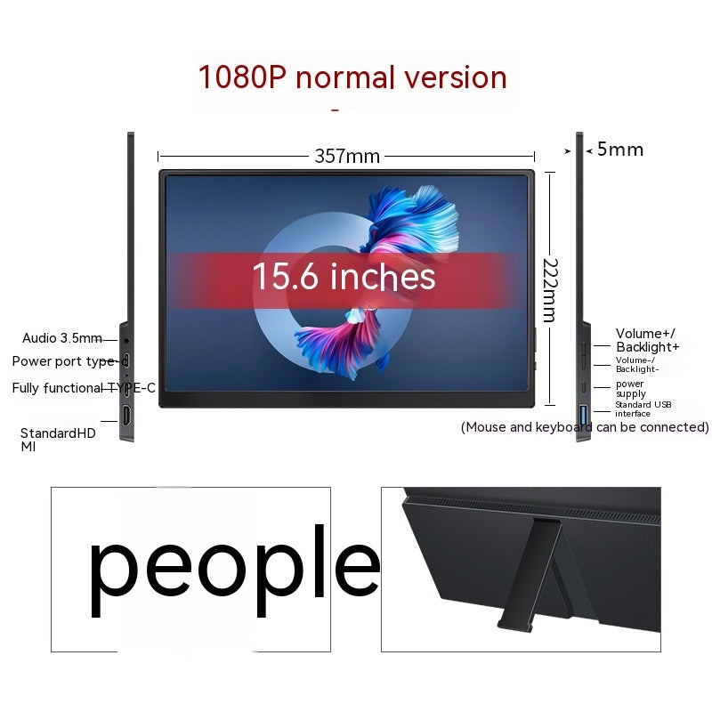 Touch Portable Monitor for Phone, Laptop & Gaming Touch Portable Monitor Mobile Phone Comp | Ectron Online