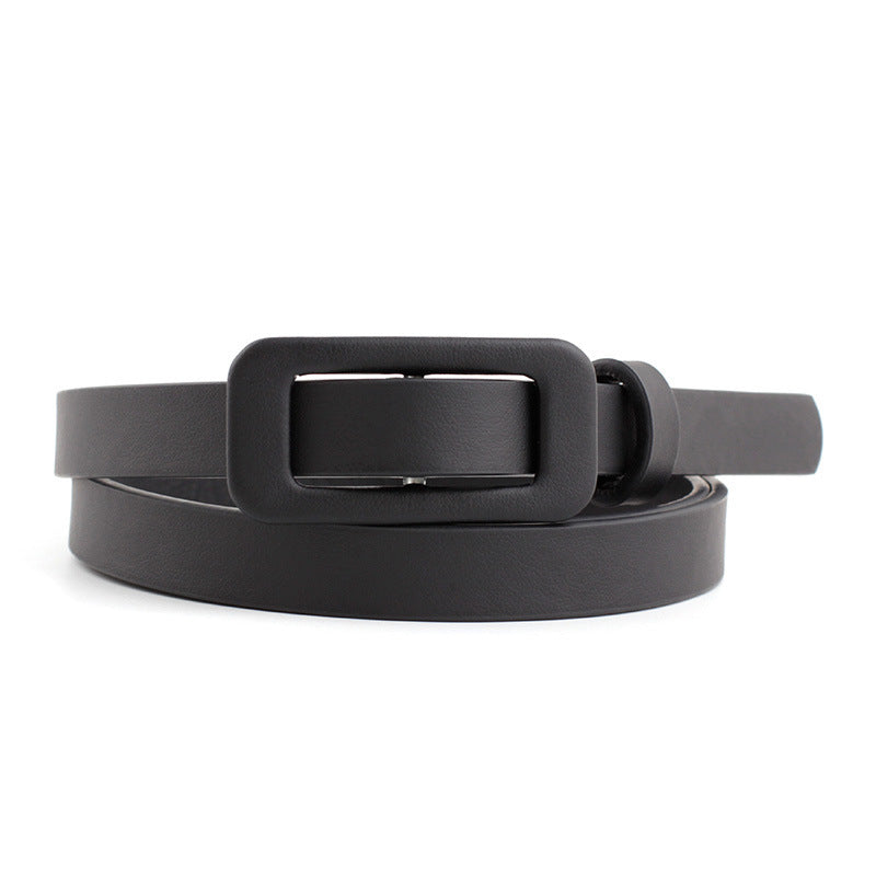 Solid Color Women's Nude PU Small Belt Solid Color Women's Nude Pu Small Belt | Ectron Online