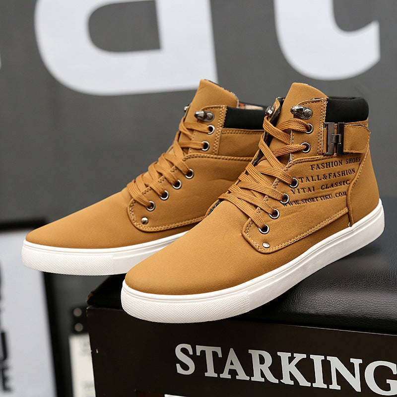 Men’s Martin Boots – Lace-Up Flat Shoes Martin Boots Men Lace-up Flat Shoes | Ectron Online