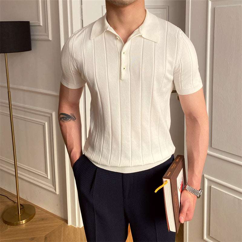 Men’s Slim-Fit Polo Shirt – Simple & Versatile Short Sleeve Men's Slim-fit Short-sleeved POLO Shirt | Ectron Online