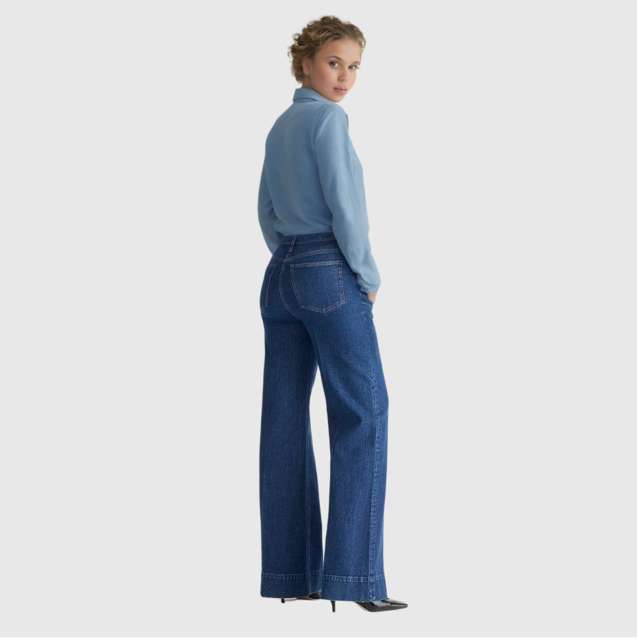 Fashion Loose Elastic Trousers Jeans For Women