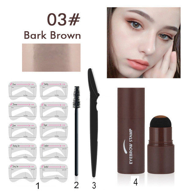 One Step Eyebrow Stamp Kit – Shaping & Eyebrow Gel Combo One Step Eyebrow Stamp Shaping Kit Eye B | Ectron Online
