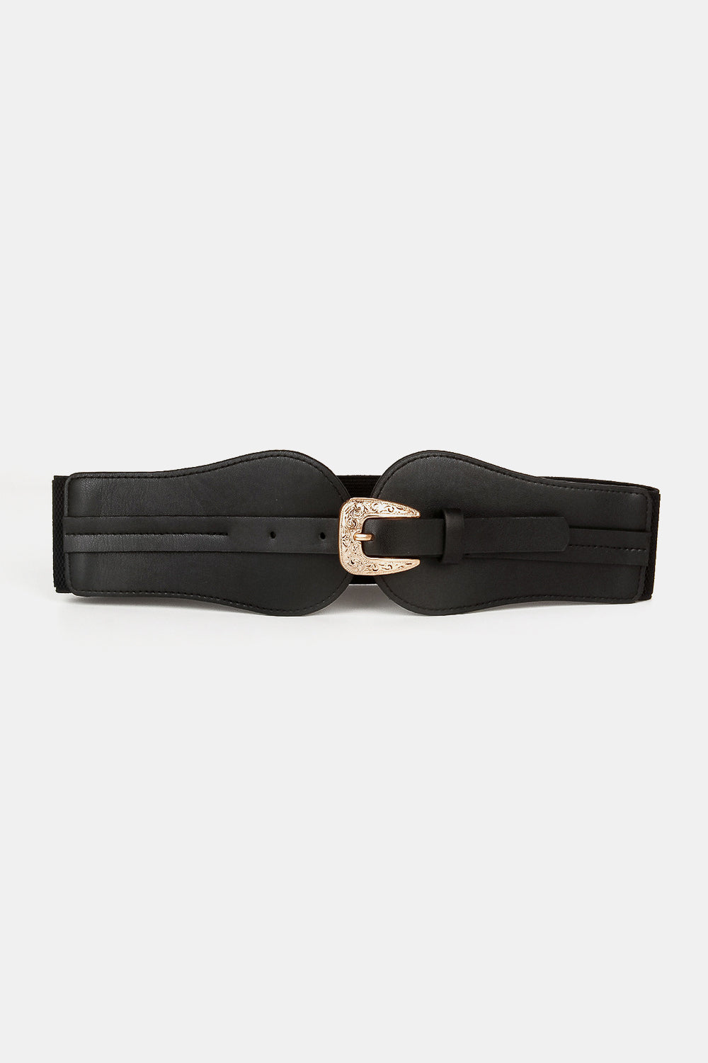 Wide Elastic Belt with Alloy Buckle Belt | Ectron Online
