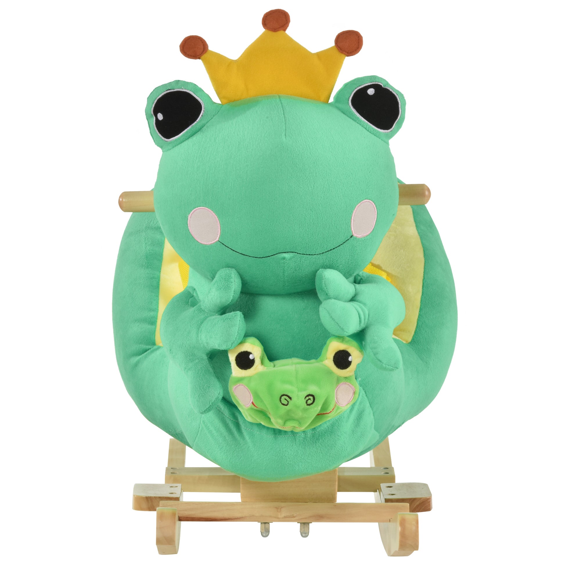 Kids Plush Frog Rocking Horse Toy Kids Ride-On Rocking Horse Toy Frog Styl | Ectron Online